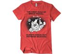 Rick And Morty - Maglietta Distressed Beacons - X-Large - Rosso