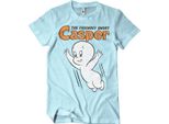 Maglietta Casper - L'amico Fantasma - Grande - Blu Cielo