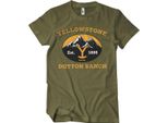 Dutton Ranch Montana - Est. Maglietta 1883 - Xx-Large - Olive