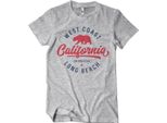 Maglietta West Coast California - Xx-Large - Heathergrey
