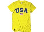 Maglietta Usa Varsity - Xx-Large - Giallo