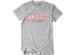 Maglietta San Diego - California - Xx-Large - Heathergrey