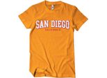 Maglietta San Diego - California - Xx-Large - Arancione