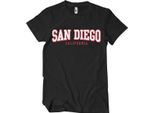 Maglietta San Diego - California - Xx-Large - Nero