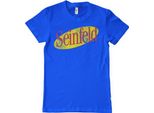 Maglietta Seinfeld Washed Logo - Media - Blu