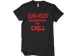 Maglietta Serial Killer And Chill - Medium - Nero