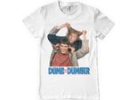 Maglietta Con Poster Lavato Di Dumb And Dumber - Grande - Bianco