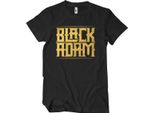 Maglietta Black Adam Gold Logo - Media - Nero