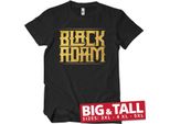 Maglietta Black Adam Gold Logo Big & Tall - 4XL - Nero