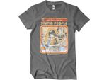 Maglietta Cure For Stupid People - Xx-Large - Grigio Scuro