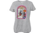 Knock Knock Who's There Girly Tee - Small - Heathergrey