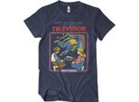 Maglietta "Don't Sit Too Close To The Television"" - Medium - Navy"