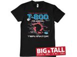 Maglietta Terminator Arrival Big & Tall - 4XL - Nero