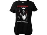 Maglietta Femminile Con Poster Di Terminator - Piccola - Nero