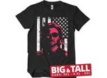 Maglietta Plissken Stars And Stripes Big & Tall - 4XL - Nero