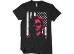 Maglietta Plissken A Stelle E Strisce - Medium - Nero