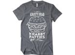 Maglietta The Krusty Krab Serving Krabby Patties - Large - Darkheather