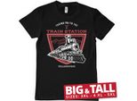 Maglietta "Taking You To The Train Station"" Big & Tall - 4XL - Nero"