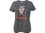 I Am Weasel - Maglietta Baboon Girly - Piccola - Grigio Scuro