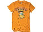 Maglietta Adventure Time Lavata - Xx-Large - Arancione