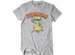 Maglietta Adventure Time Lavata - Xx-Large - Heathergrey