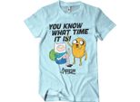 Maglietta It's Adventure Time - X-Large - Skyblue