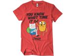 Maglietta Adventure Time - Xx-Large - Rosso