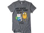 Maglietta It's Adventure Time - Piccola - Darkheather