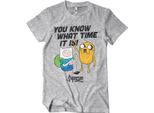 Maglietta It's Adventure Time - Large - Heathergrey