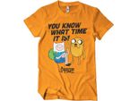 Maglietta Adventure Time - Xx-Large - Arancione