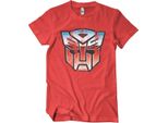 Maglietta Con Scudo Autobot Invecchiato - Media - Rosso