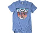 Maglietta Con Scudo Autobot Invecchiato - Media - Blueheather
