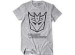 Maglietta Decepticon Monotone - Xx-Large - Heathergrey