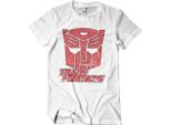 Maglietta Lavata Autobots Duotone Shield - Piccola - Bianco