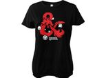 D&D - Maglietta Femminile Dices - Piccola - Nero