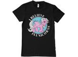 Maglietta I Believe In Unicorns - Media - Nero