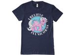 Maglietta I Believe In Unicorns - Media - Navy