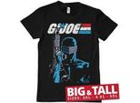 G.I. Joe - Maglietta Con Occhi Di Serpente Ravvicinati Big & Tall - 5XL - Nero
