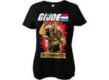 G.I. Joe - Maglietta Femminile Go Commando - Piccola - Nero