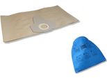 Set - 20 Sacchetti Per Hoover Kallefornia K184 + 1 Filtro Blu Aggiuntivo K775 Adatto Per Einhell TC-VC 18/15 Li Sacchetti Di Carta E Filtro In Tessuto Filtro Di Ricambio Classe Di Polvere L