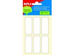 Etichette Autoadesive 20 X 50 Mm - Bianco 36 Pz