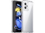 Custodia Per Xiaomi Poco X4 Gt Trasparente, Antiurto Tpu Silicone Custodia Protettiva Trasparente