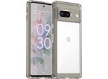 Custodia Per Google Pixel 7 Trasparente, Protettiva In Silicone Tpu Antiurto Grigio