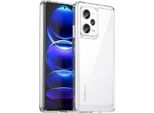 Custodia Per Xiaomi Redmi Note 12 Pro+ Trasparente, Antiurto Custodia Protettiva In Silicone Tpu Trasparente