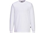 Portwest - Maglietta Antistatica A Maniche Lunghe Da Uomo PW104 (M) (Bianco)