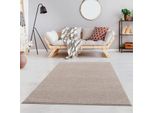 Tappeto Soggiorno Monocolore, Tappeto A Tinta Unita Per Studio, Ufficio, Corridoio E Cucina - Dimensioni Tappeto A Pelo Corto: 120 X 170 Cm, Beige