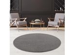 Tappeto Monocolore Per Il Soggiorno, Tappeto A Tinta Unita Per Lo Studio, L'ufficio, Il Corridoio E La Cucina - Dimensioni Tappeto A Pelo Corto: 200 X 200 Cm, Grigio Chiaro