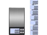 Inf Bilancia Digitale, Bilancia Da Gioielliere, Bilancia Di Precisione, Bilancia Per Oro 500 G/0,1 G Nero