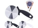 Coltello Per Pizza Rotella Per Impasto Tagliapizza In Acciaio Inox 9,6X20,5 Cm
