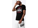 Maglietta Uomo Regular Fit Kilchoan Nero/Rosso/Bianco Xl Lonsdale